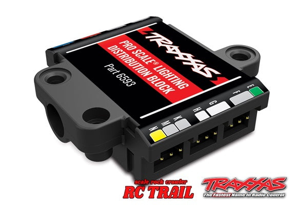 トラクサス　プロスケール　高性能ライトコントロールシステム　パワーモジュール＆配線セット　6591 - RCTRAIL