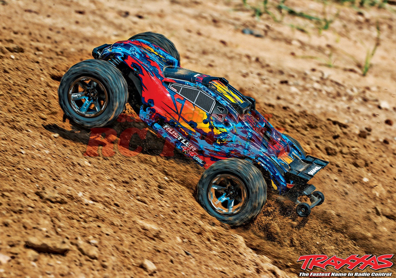 トラクサス ラストラー4X4 VXL レッド&イエロー 67076-4 - RCTRAIL