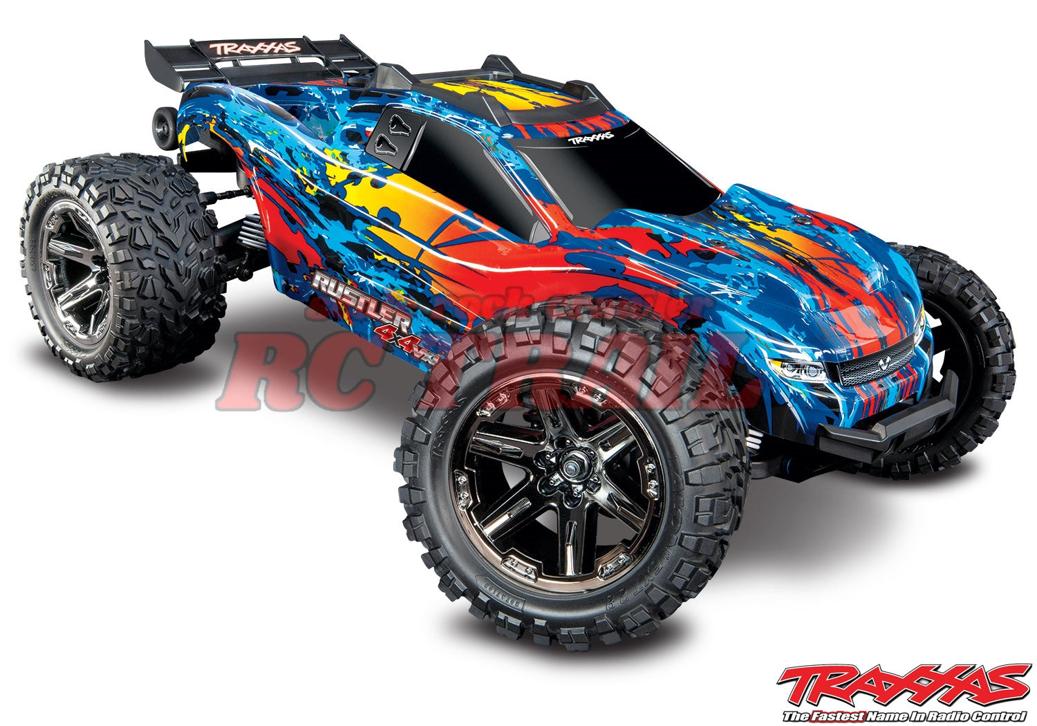 トラクサス ラストラー4X4 VXL レッド&イエロー 67076-4 - RCTRAIL