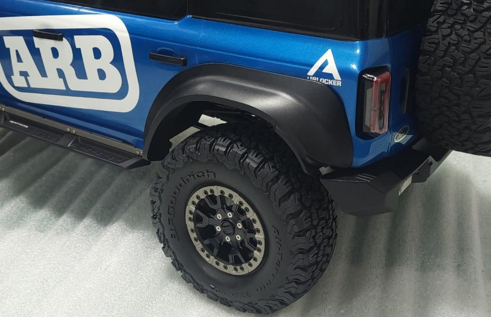 H-TECH RC 1/10 アルミ メタル スケール ホイール (Traxxas TRX4 Bronco 2022 適合) (HTW2.1-04)