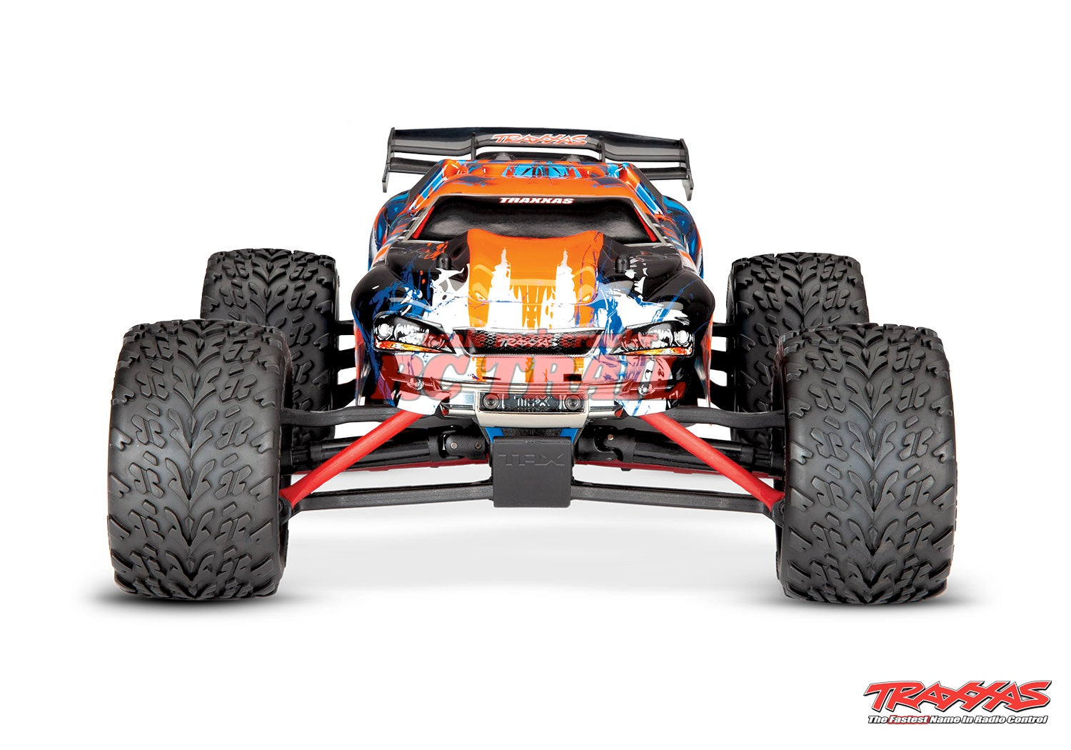 トラクサス E-Revo 1/16 4WD RTRトラック(オレンジ)バッテリー+充電器付き 71054-1 - RCTRAIL