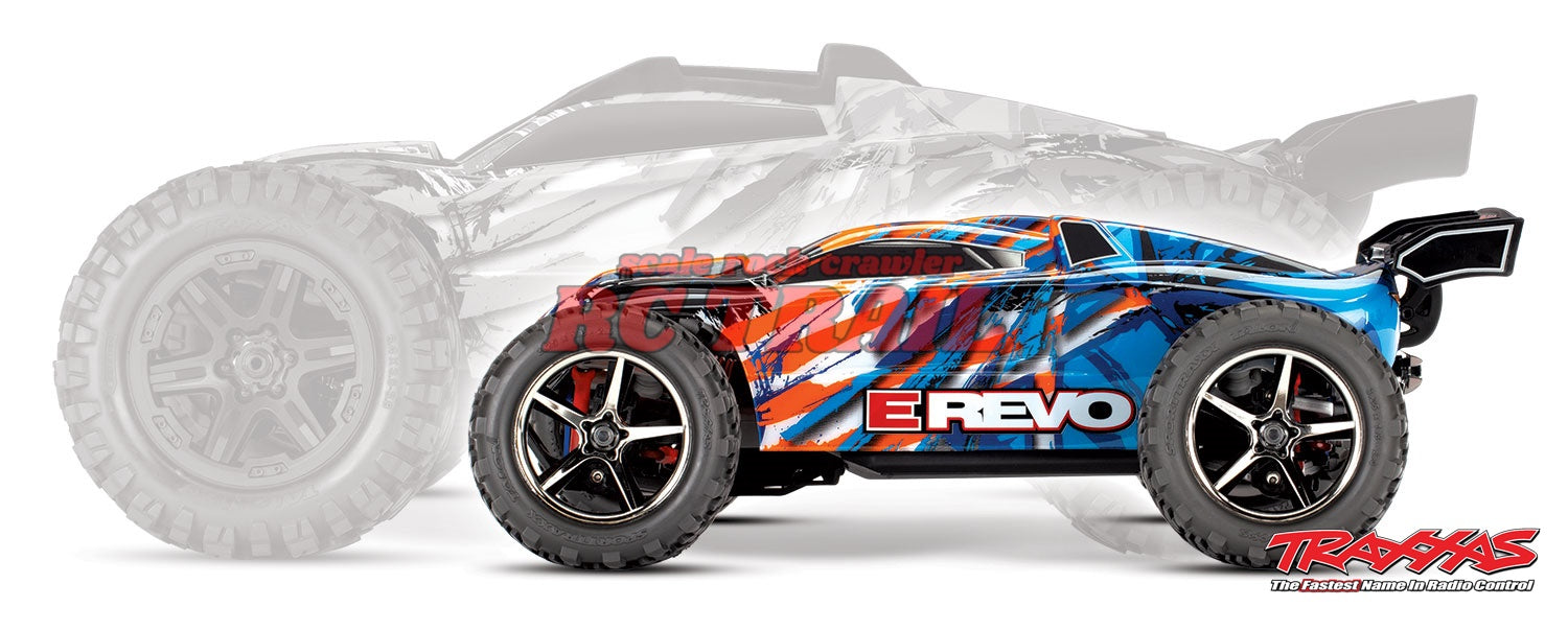 トラクサス E-Revo 1/16 4WD RTRトラック(オレンジ)バッテリー+充電器付き 71054-1 - RCTRAIL