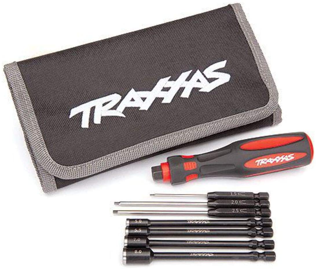 トラクサス 7ピースメトリック六角&ナットドライバー エッセンシャルセット traxxas 8712 - RCTRAIL