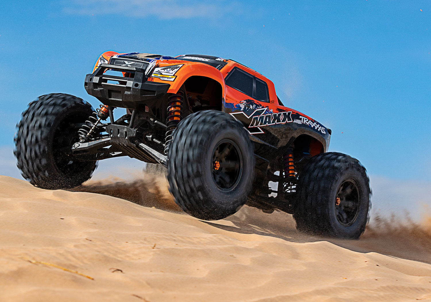 トラクサス XMaxx 8S 4WD ブラシレスモンスタートラック(オレンジ) traxxas X-Maxx 8S 4WD Monster Truck 77086-4 - RCTRAIL