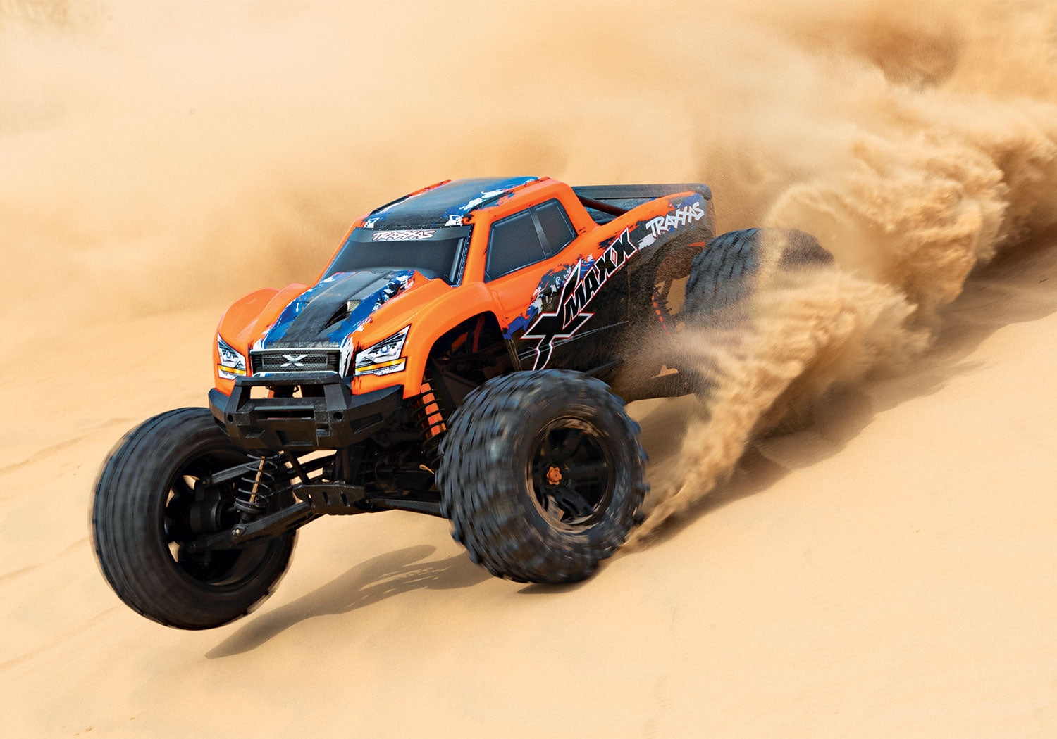 トラクサス XMaxx 8S 4WD ブラシレスモンスタートラック(オレンジ) traxxas X-Maxx 8S 4WD Monster Truck 77086-4 - RCTRAIL