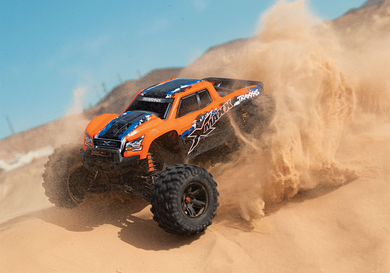 トラクサス XMaxx 8S 4WD ブラシレスモンスタートラック(オレンジ) traxxas X-Maxx 8S 4WD Monster Truck 77086-4 - RCTRAIL