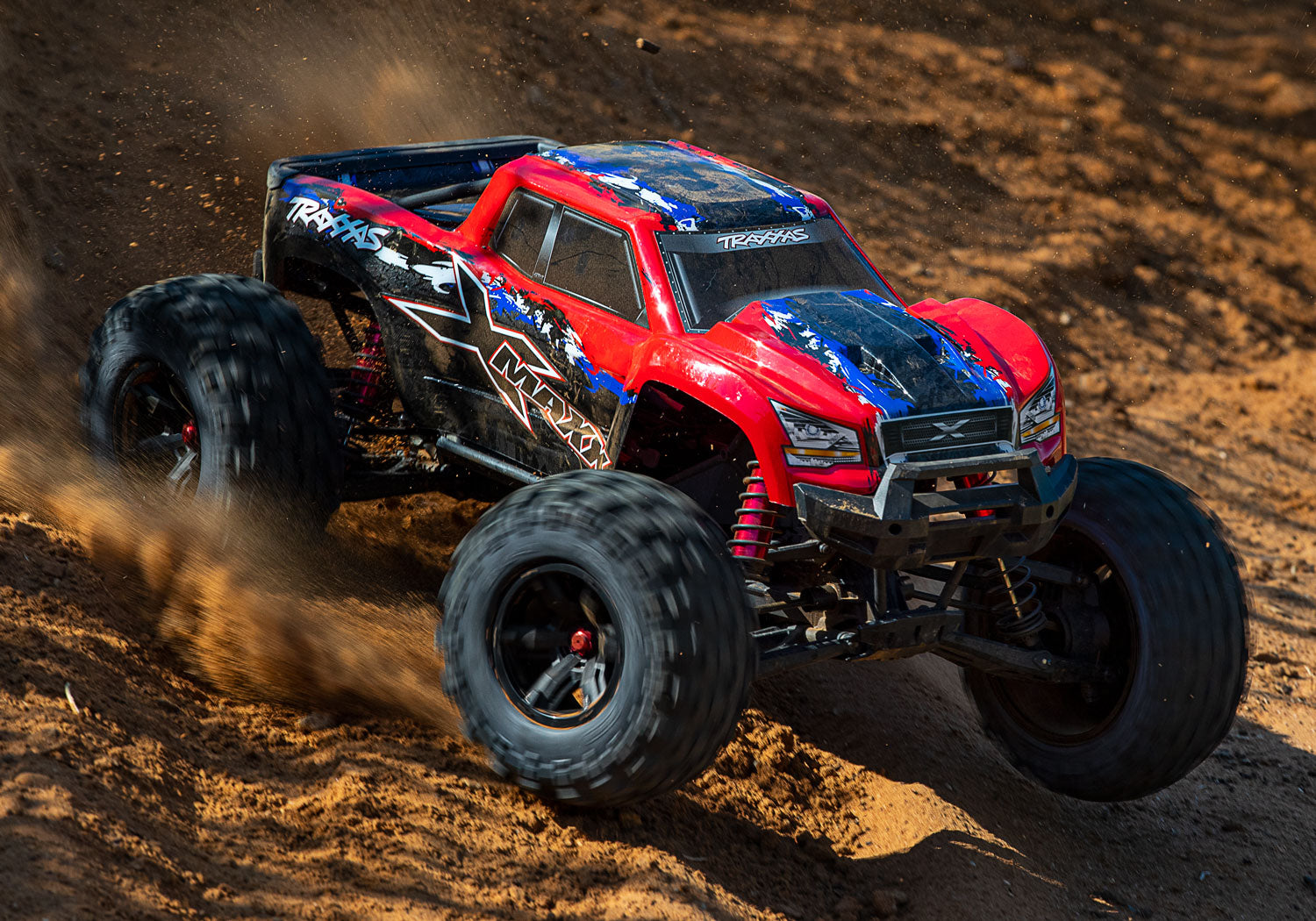 トラクサス XMaxx 8S 4WD ブラシレスモンスタートラック(レッド) traxxas X-Maxx 8S 4WD Monster Truck 77086-4 - RCTRAIL
