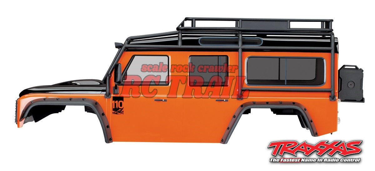 トラクサス TRX4用塗装済みボディ ランドローバーディフェンダー アドベンチャーエディションボディ 8011A - RCTRAIL
