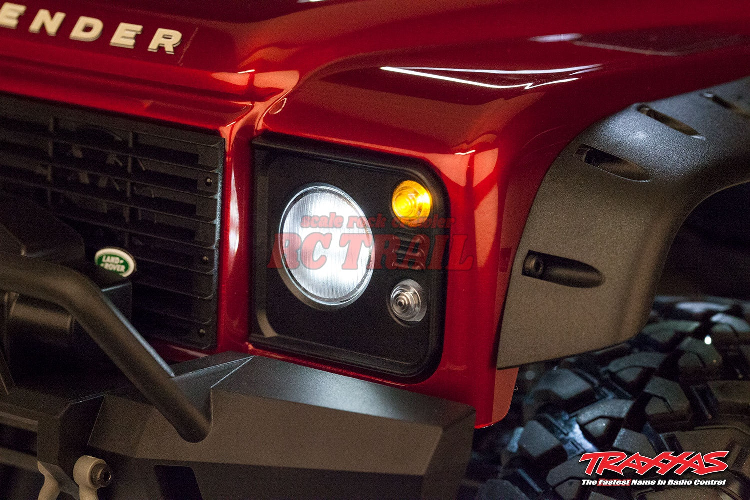 トラクサス TRX4 ディフェンダーD110 LEDライトフルセット Rigid Complete LED Light Set 8095 - RCTRAIL