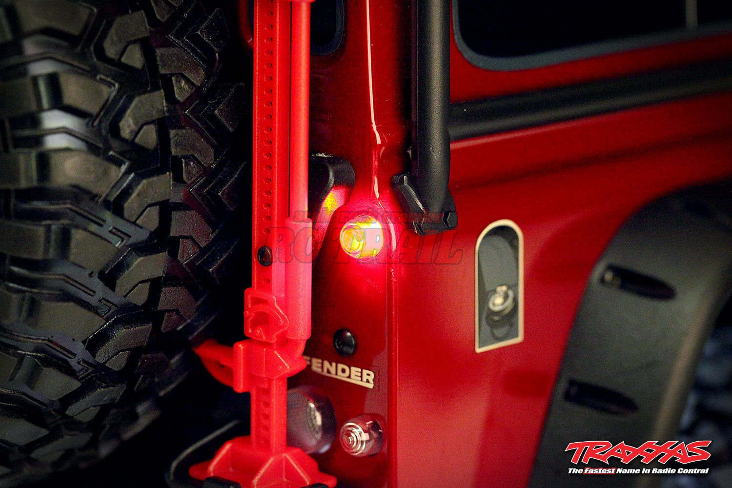 トラクサス TRX4 ディフェンダーD110 LEDライトフルセット Rigid Complete LED Light Set 8095 - RCTRAIL