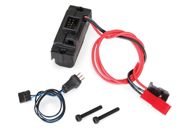 トラクサス LED ライト用電源セット(安定化 3V 0.5 アンペア)/3-in-1 ワイヤー ハーネス 8028 - RCTRAIL