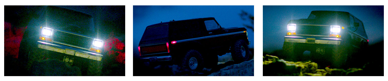 トラクサス TRX4 1979 フォード ブロンコ LEDライトセット 8035 - RCTRAIL