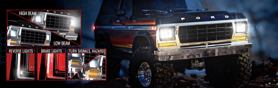 トラクサス TRX-4  1979 ブロンコ プロスケール LEDライトセット