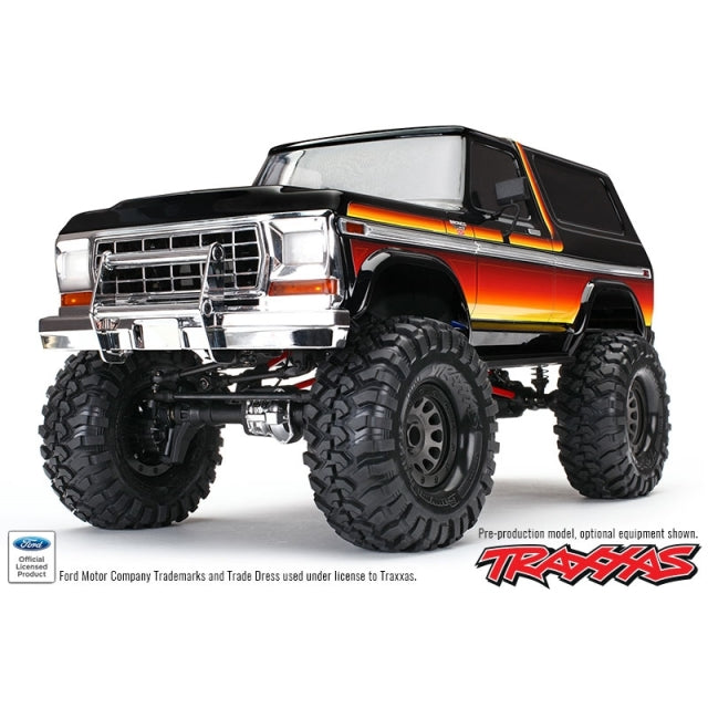 トラクサス TRX4 1979ブロンコ用プッシュバー、バンパー(クローム)traxxas 8066 - RCTRAIL