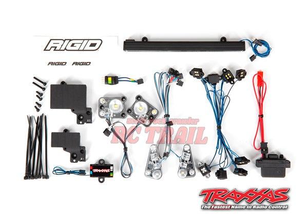 トラクサス　TRX4　ディフェンダーD110　LEDライトフルセット Rigid Complete LED Light Set 8095 - RCTRAIL