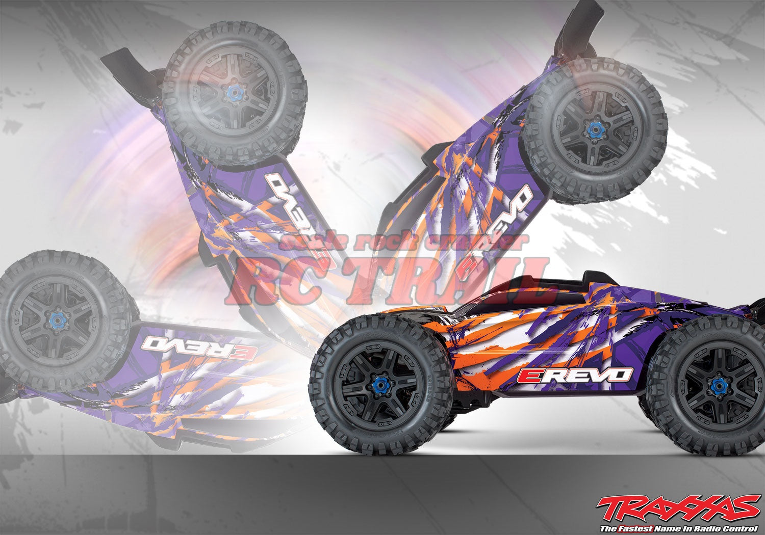 トラクサス E-REVO2.0 VXL パープル RTR 1/8 モンスタートラック ブラシレス Traxxas 86086-4 - RCTRAIL