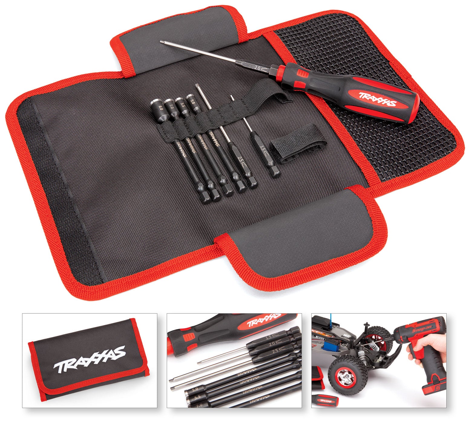 トラクサス 7ピースメトリック六角&ナットドライバー エッセンシャルセット traxxas 8712 - RCTRAIL
