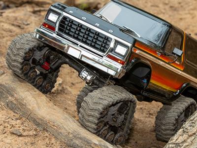 トラクサス TRX-4 トラクサスキャタピラユニット 完成セット All-Terrain Track Set(4個) traxxas 8880 - RCTRAIL