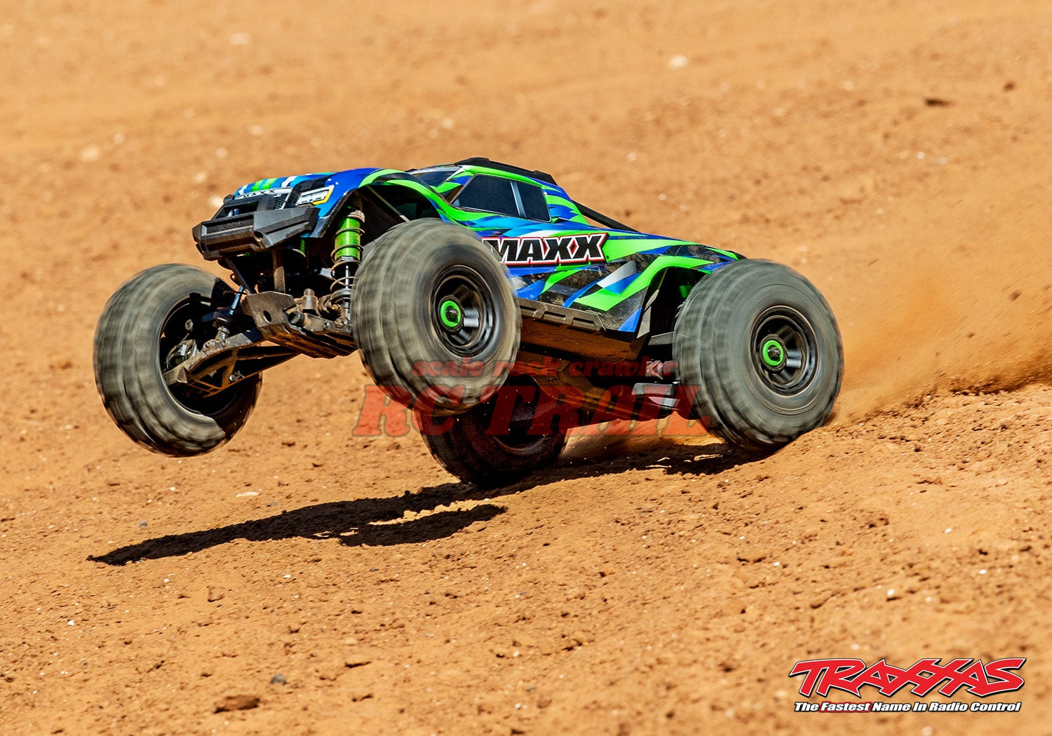トラクサス Maxx WideMaxx グリーンX RTR 1 / 10ブラシレス4WDモンスタートラック TQi2.4GHzプロポ TSM付き Traxxas 89086-4 - RCTRAIL