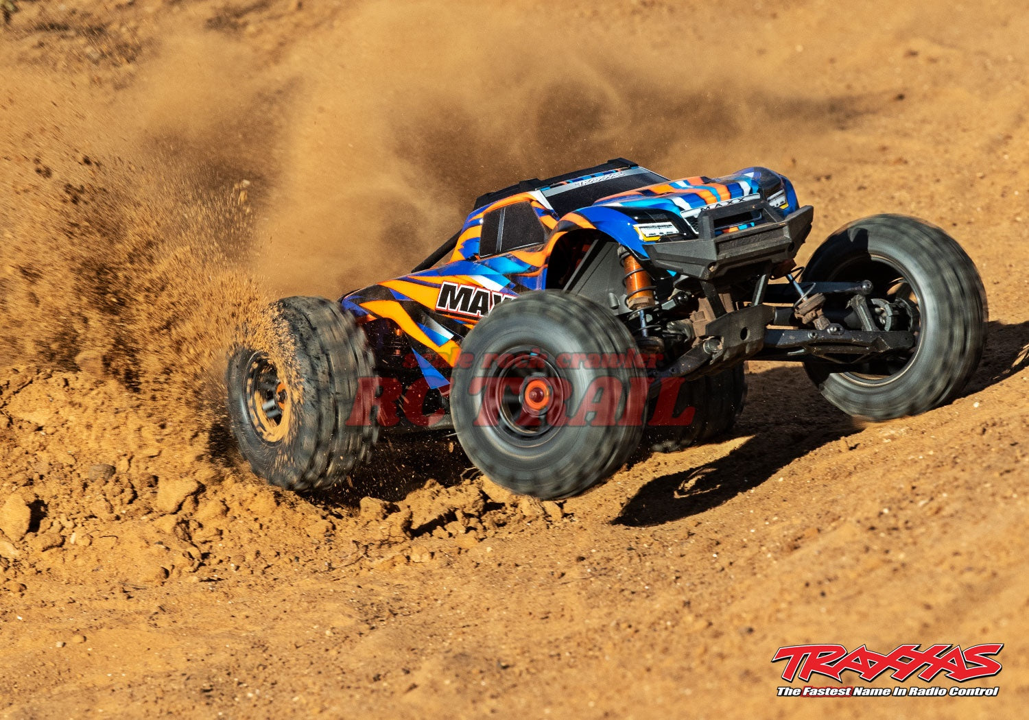 トラクサス Maxx WideMaxx オレンジX RTR 1 / 10ブラシレス4WDモンスタートラック TQi2.4GHzプロポ TSM付き Traxxas 89086-4 - RCTRAIL