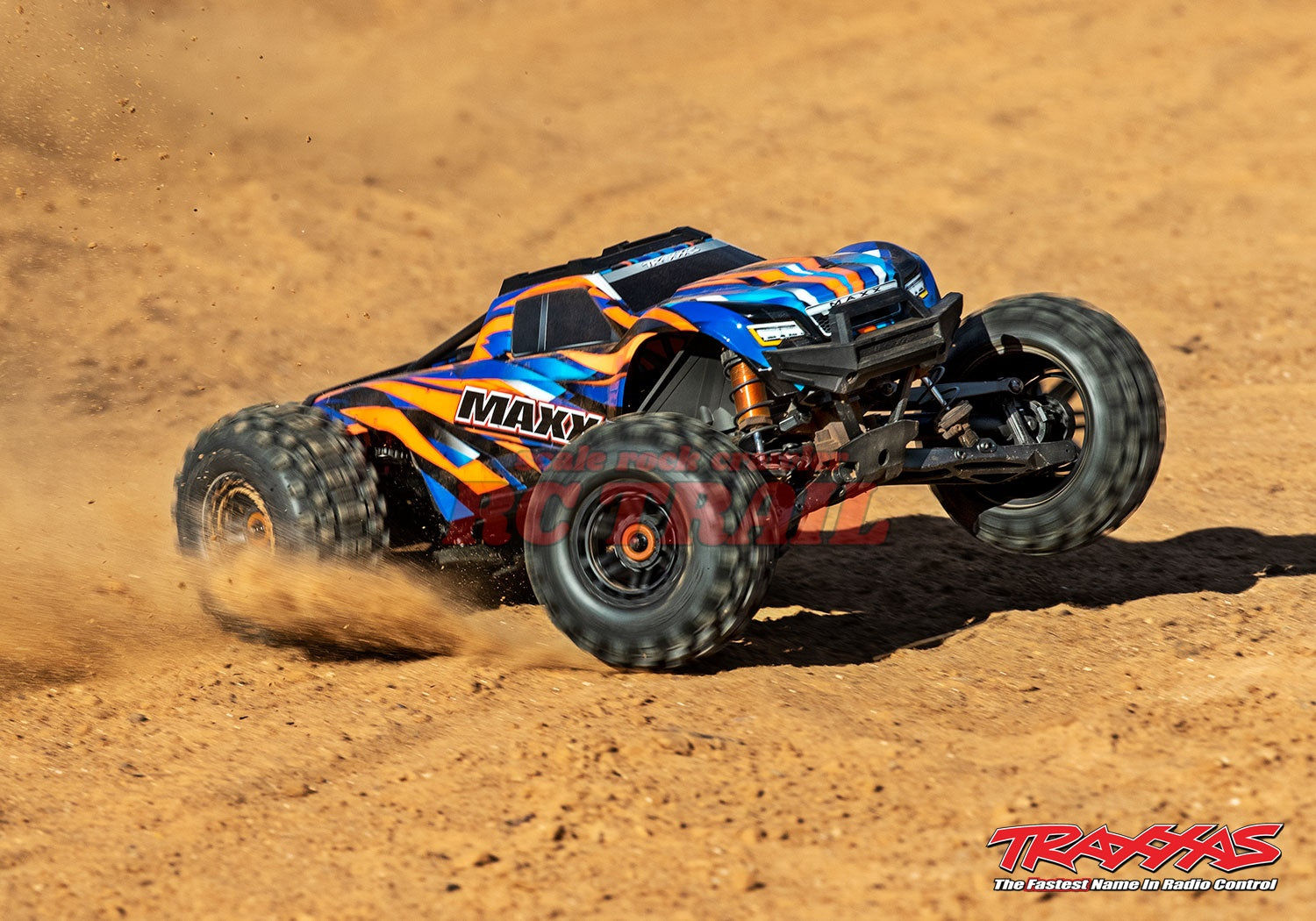 トラクサス Maxx WideMaxx オレンジX RTR 1 / 10ブラシレス4WDモンスタートラック TQi2.4GHzプロポ TSM付き Traxxas 89086-4 - RCTRAIL