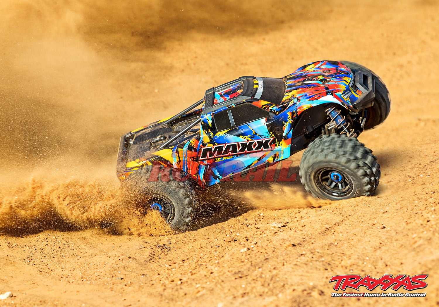 トラクサス Maxx WideMaxx ロックンロール RTR 1 / 10ブラシレス4WDモンスタートラック TQi2.4GHzプロポ TSM付き Traxxas 89086-4 - RCTRAIL