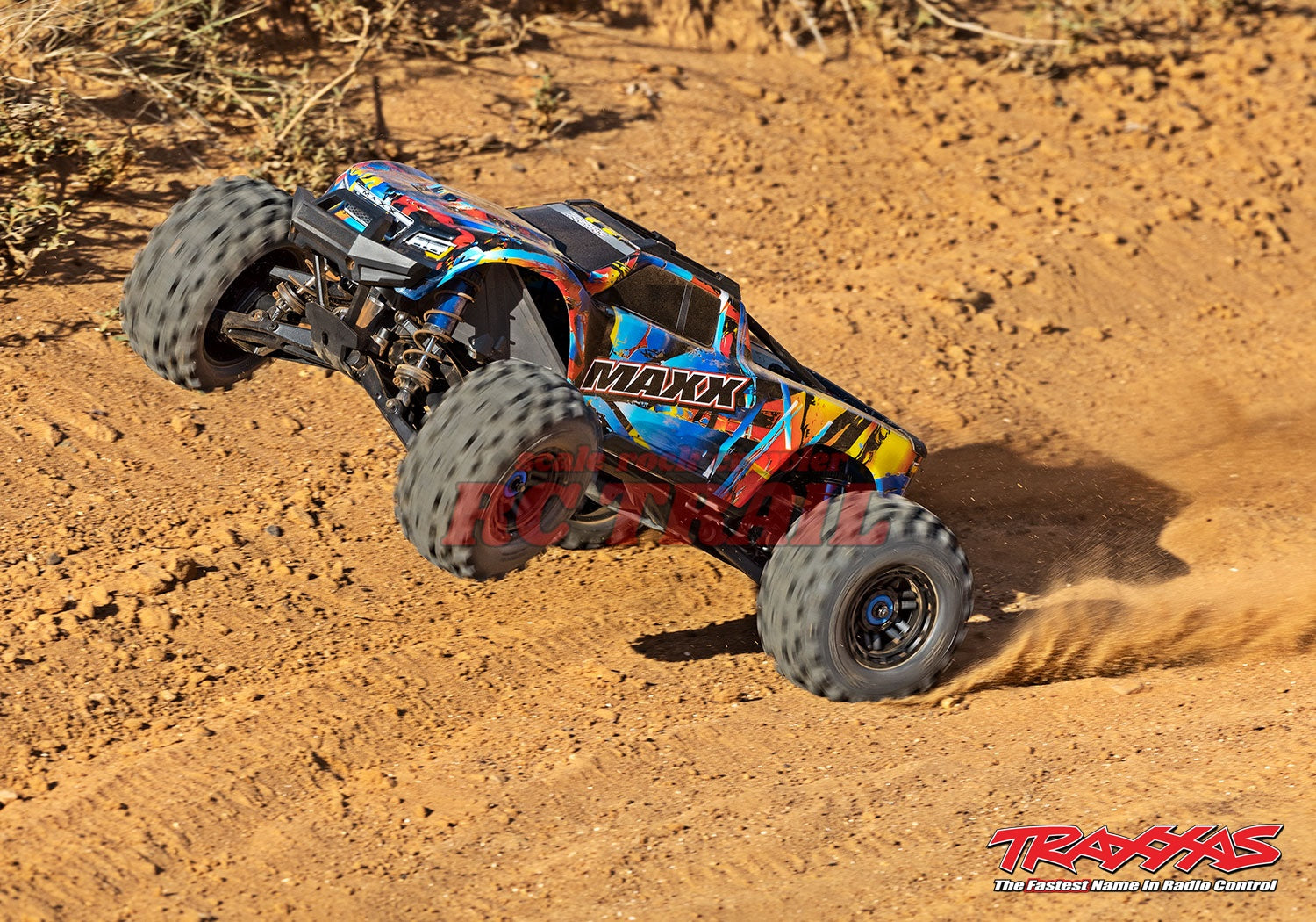 トラクサス Maxx WideMaxx ロックンロール RTR 1 / 10ブラシレス4WDモンスタートラック TQi2.4GHzプロポ TSM付き Traxxas 89086-4 - RCTRAIL