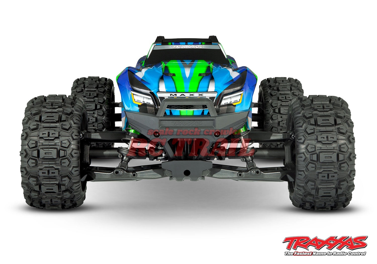 トラクサス Maxx WideMaxx グリーンX RTR 1 / 10ブラシレス4WDモンスタートラック TQi2.4GHzプロポ TSM付き Traxxas 89086-4 - RCTRAIL
