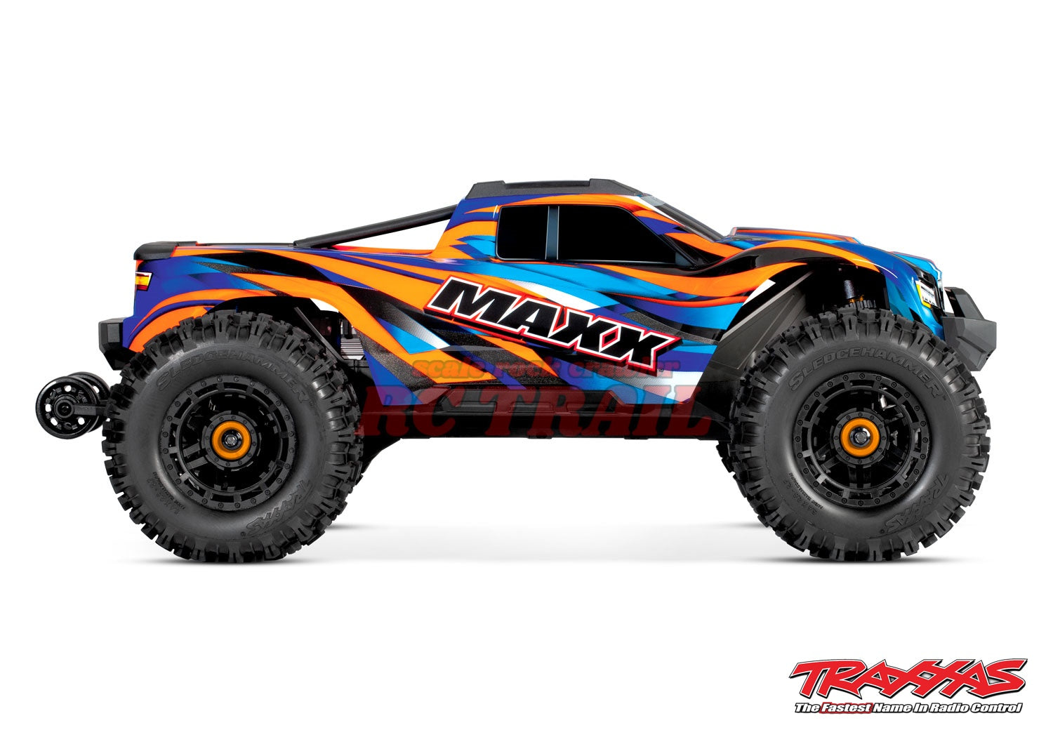 トラクサス Maxx WideMaxx オレンジX RTR 1 / 10ブラシレス4WDモンスタートラック TQi2.4GHzプロポ TSM付き Traxxas 89086-4 - RCTRAIL