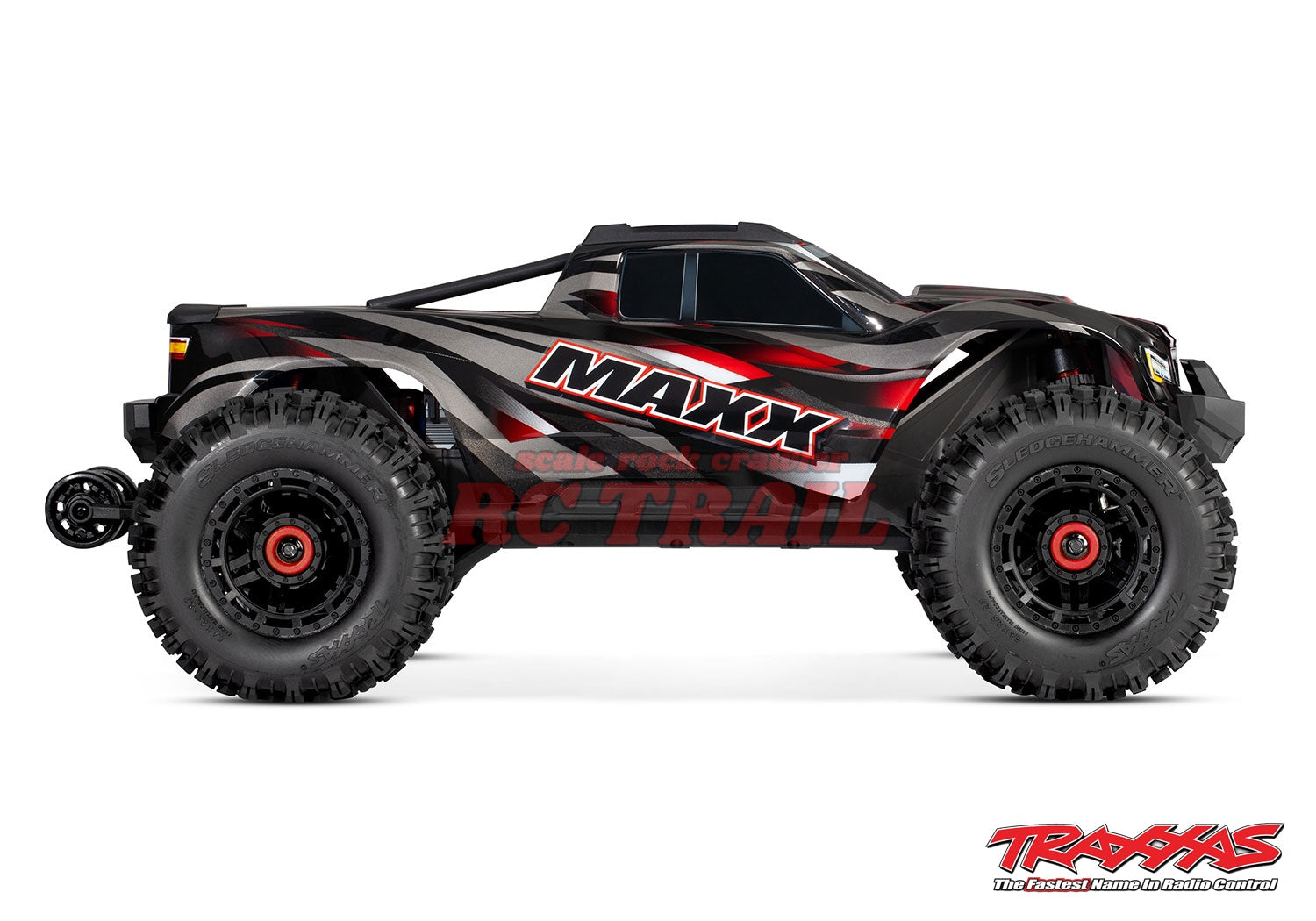 トラクサス Maxx WideMaxx レッドX RTR 1 / 10ブラシレス4WDモンスタートラック TQi2.4GHzプロポ TSM付き Traxxas 89086-4 - RCTRAIL