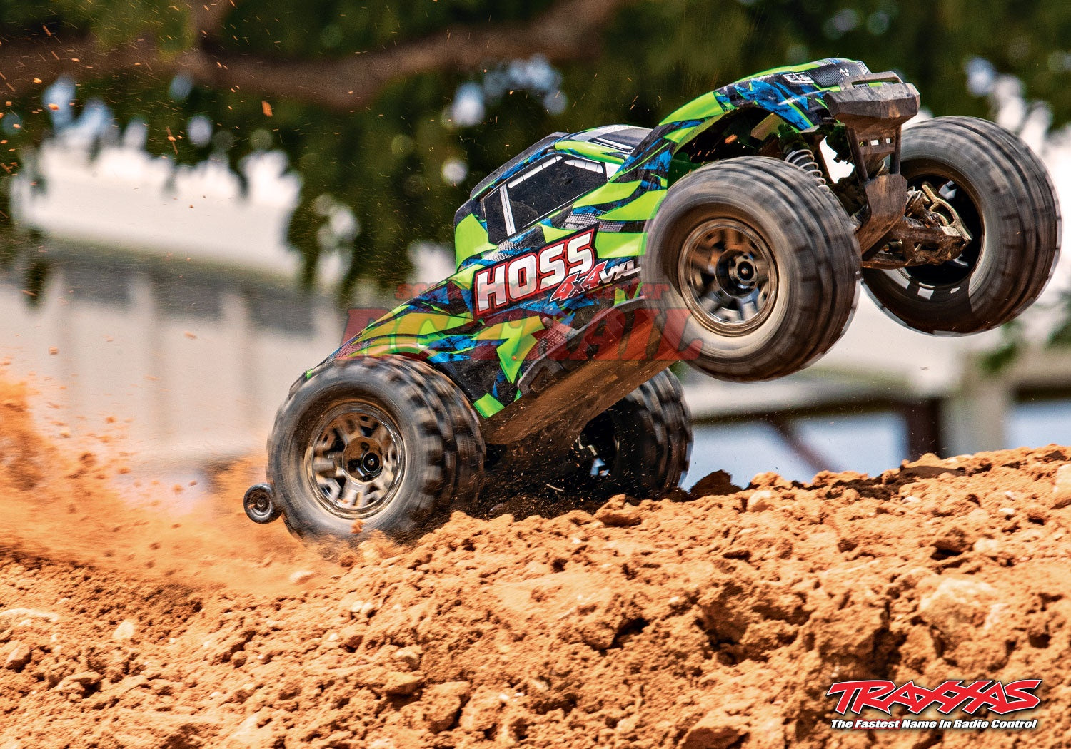 トラクサス Hoss VXL 3S 1/10 4X4 4WDブラシレス RTR モンスタートラック(グリーン)、TQi 2.4GHzプロポ、TSM、自動転倒回復付き traxxas 90076-4 - RCTRAIL