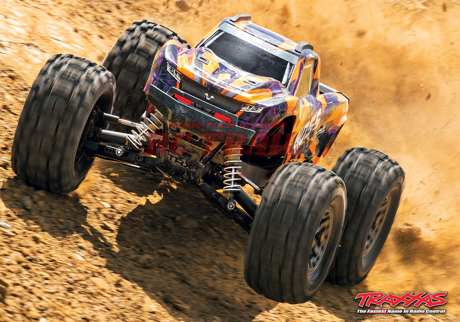 トラクサス Hoss VXL 3S 1/10 4X4 4WDブラシレス RTR モンスタートラック(オレンジ)、TQi 2.4GHzプロポ、TSM、自動転倒回復付き traxxas 90076-4 - RCTRAIL