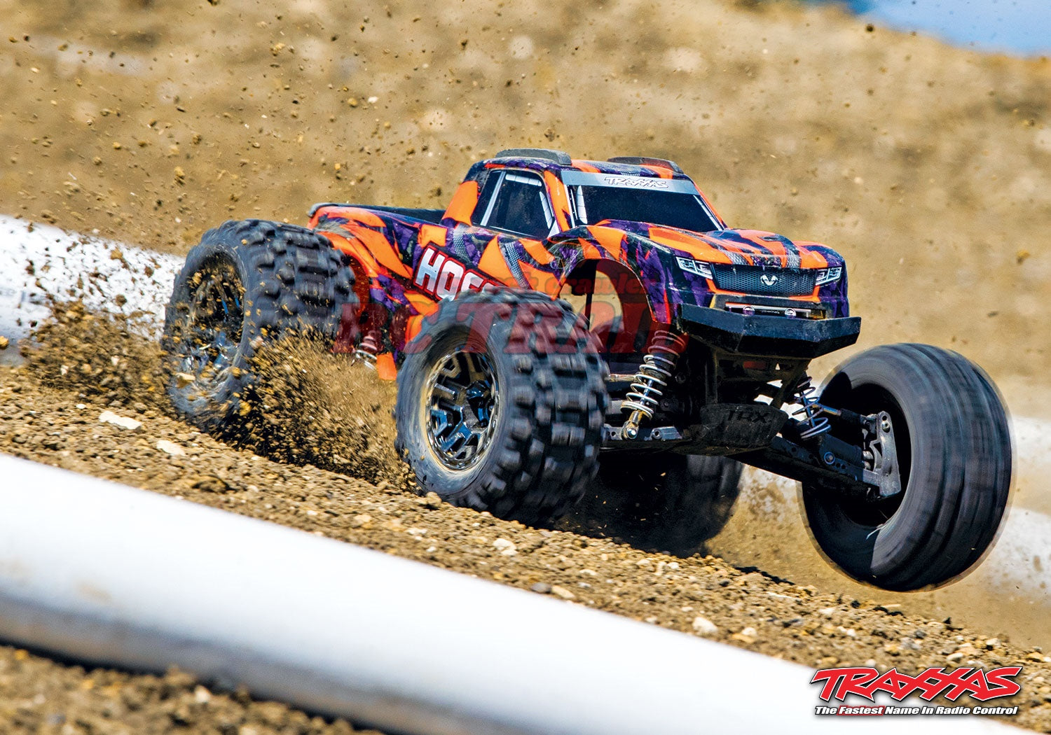 トラクサス Hoss VXL 3S 1/10 4X4 4WDブラシレス RTR モンスタートラック(レッド)、TQi 2.4GHzプロポ、TSM、自動転倒回復付き traxxas 90076-4 - RCTRAIL