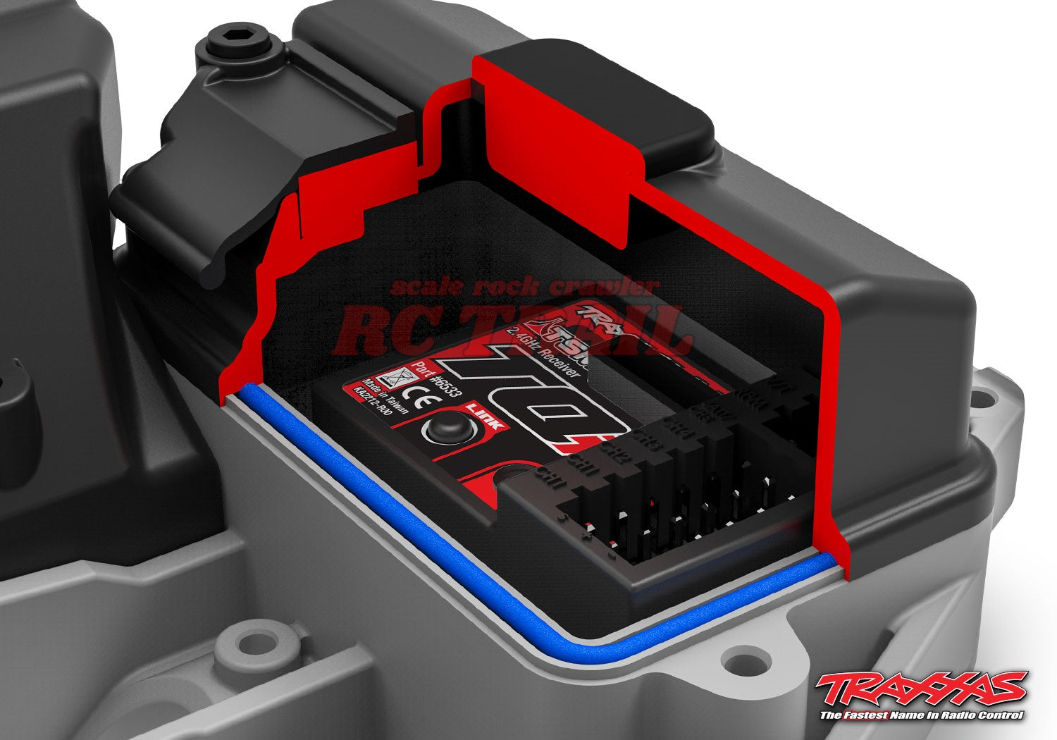 トラクサス Hoss VXL 3S 1/10 4X4 4WDブラシレス RTR モンスタートラック(レッド)、TQi 2.4GHzプロポ、TSM、自動転倒回復付き traxxas 90076-4 - RCTRAIL