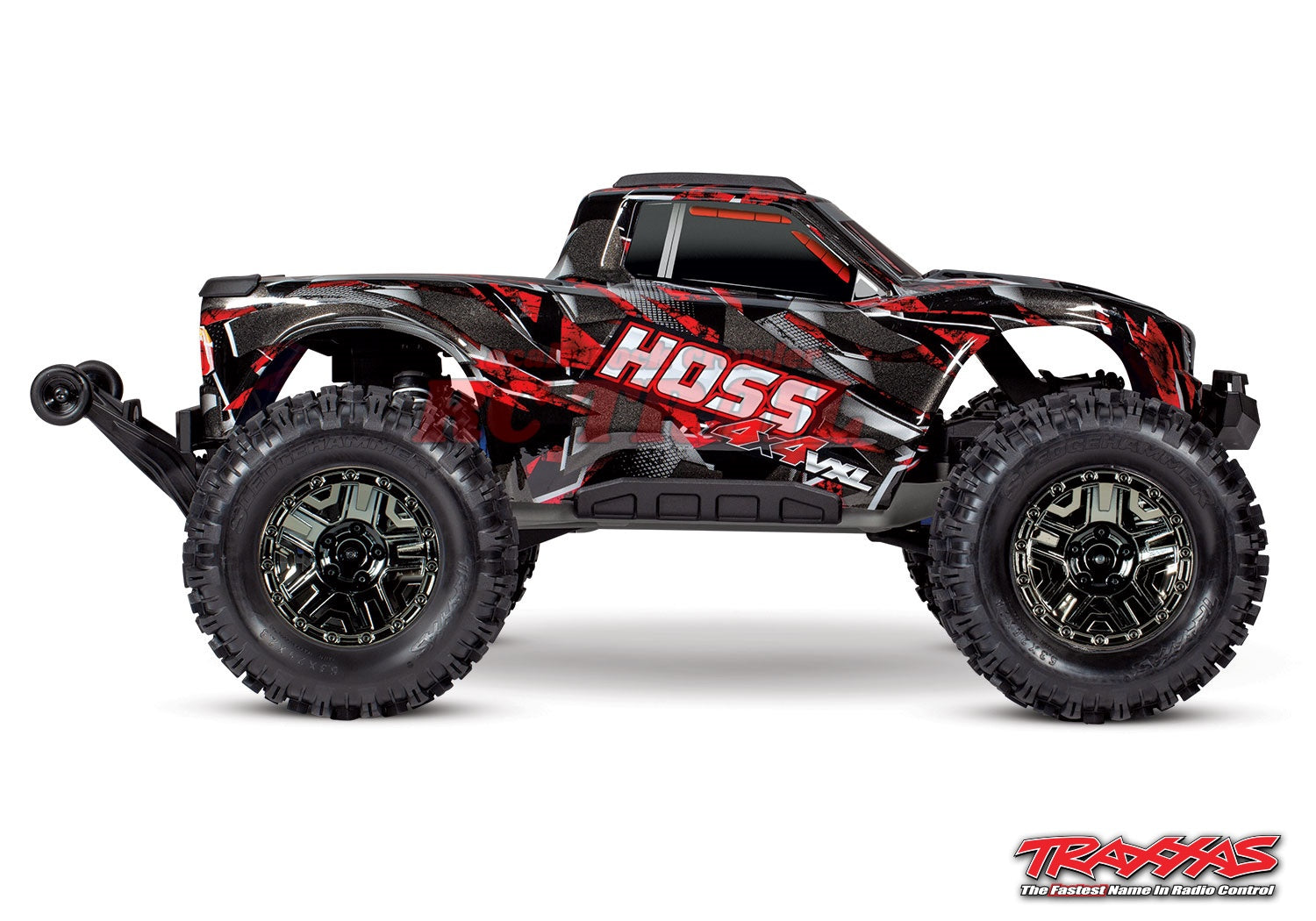 トラクサス Hoss VXL 3S 1/10 4X4 4WDブラシレス RTR モンスタートラック(レッド)、TQi 2.4GHzプロポ、TSM、自動転倒回復付き traxxas 90076-4 - RCTRAIL