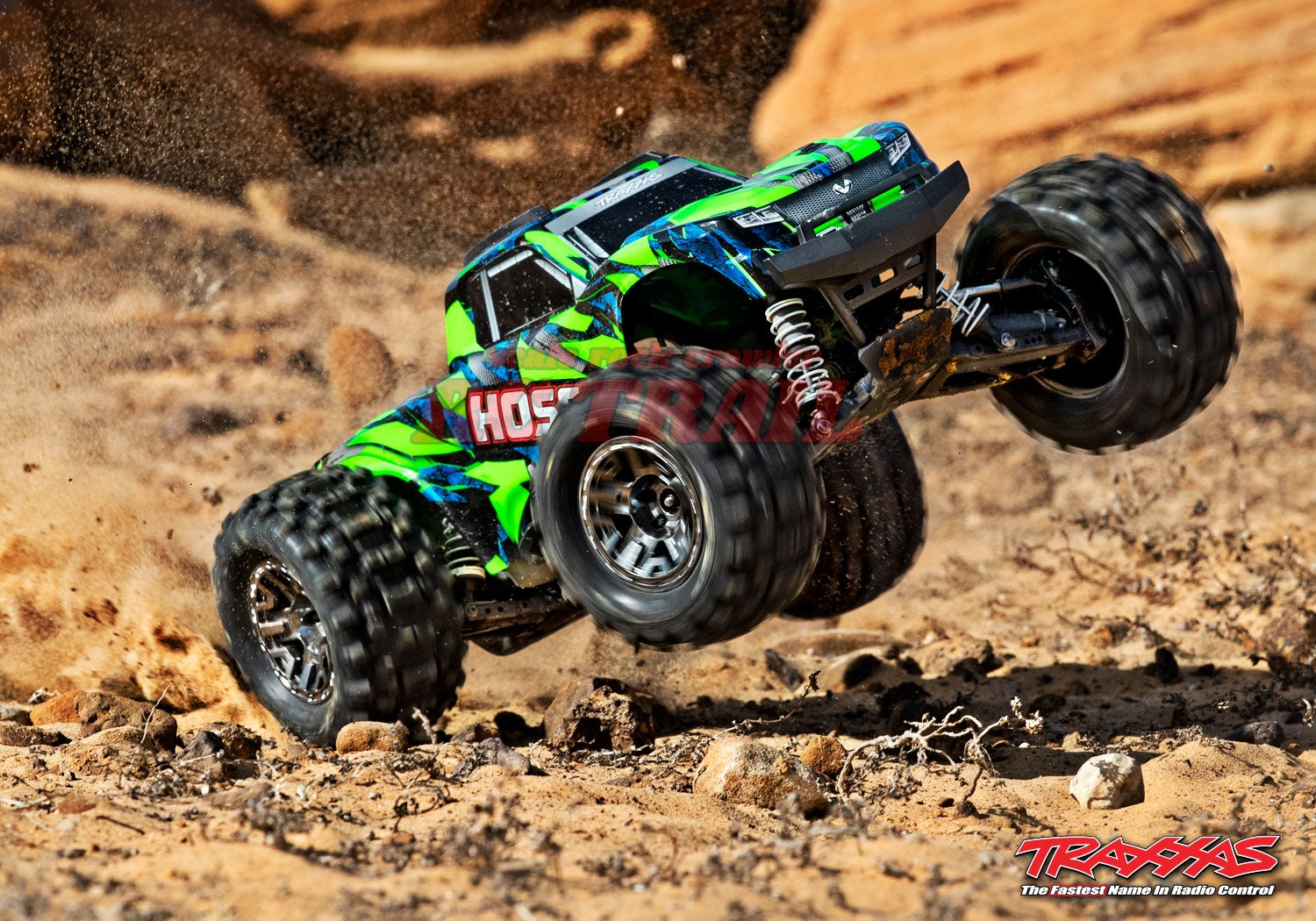 トラクサス Hoss VXL 3S 1/10 4X4 4WDブラシレス RTR モンスタートラック(レッド)、TQi 2.4GHzプロポ、TSM、自動転倒回復付き traxxas 90076-4 - RCTRAIL