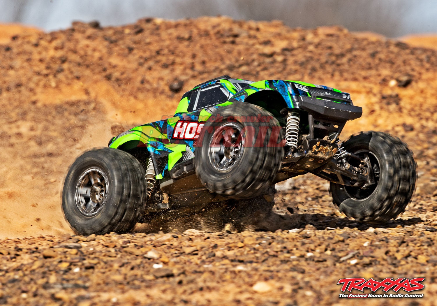 トラクサス Hoss VXL 3S 1/10 4X4 4WDブラシレス RTR モンスタートラック(グリーン)、TQi 2.4GHzプロポ、TSM、自動転倒回復付き traxxas 90076-4 - RCTRAIL