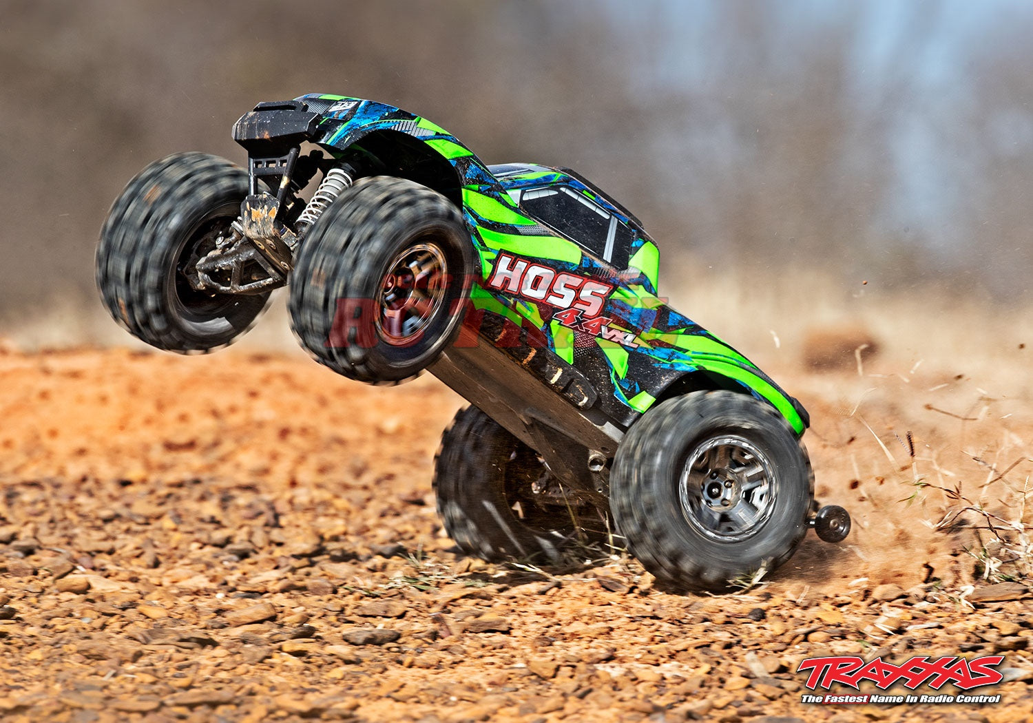 トラクサス Hoss VXL 3S 1/10 4X4 4WDブラシレス RTR モンスタートラック(レッド)、TQi 2.4GHzプロポ、TSM、自動転倒回復付き traxxas 90076-4 - RCTRAIL
