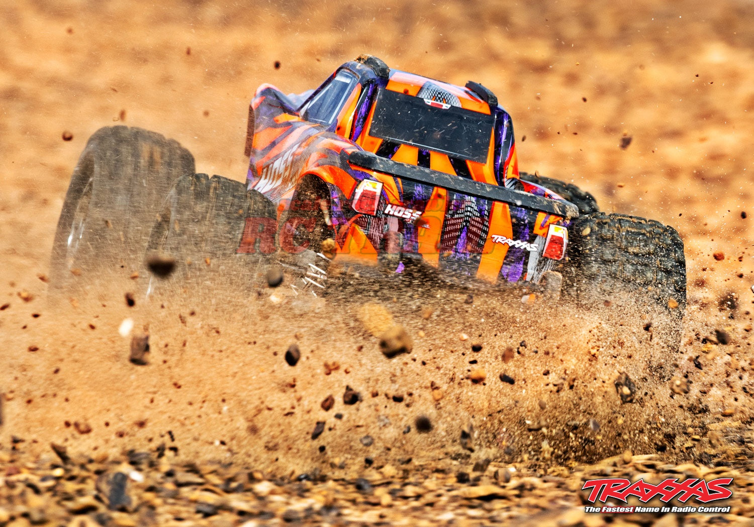 トラクサス Hoss VXL 3S 1/10 4X4 4WDブラシレス RTR モンスタートラック(レッド)、TQi 2.4GHzプロポ、TSM、自動転倒回復付き traxxas 90076-4 - RCTRAIL