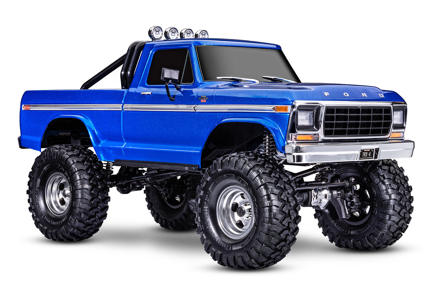 【 トラクサスリンク モジュール 6511 付属 】トラクサス 1/10 TRX4 フォード F150 ハイトレイルエディション ブルー 92046-4