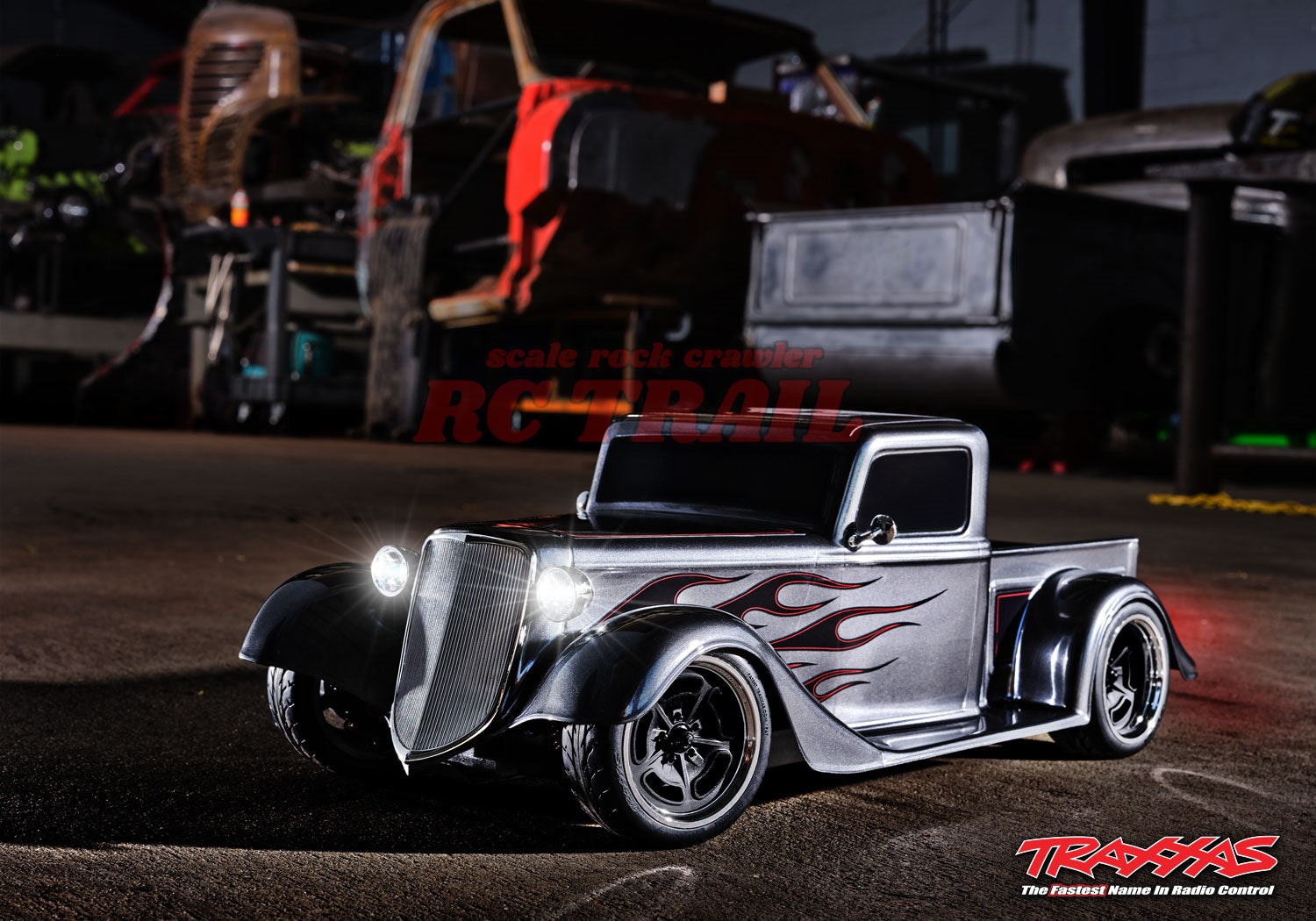 トラクサス 4-Tec 3.0 1/10 RTRツーリングカー(ファクトリーファイブ '35ホットロッド トラック(レッド) TQ 2.4GHzプロポ付き Traxxas 93034-4 - RCTRAIL