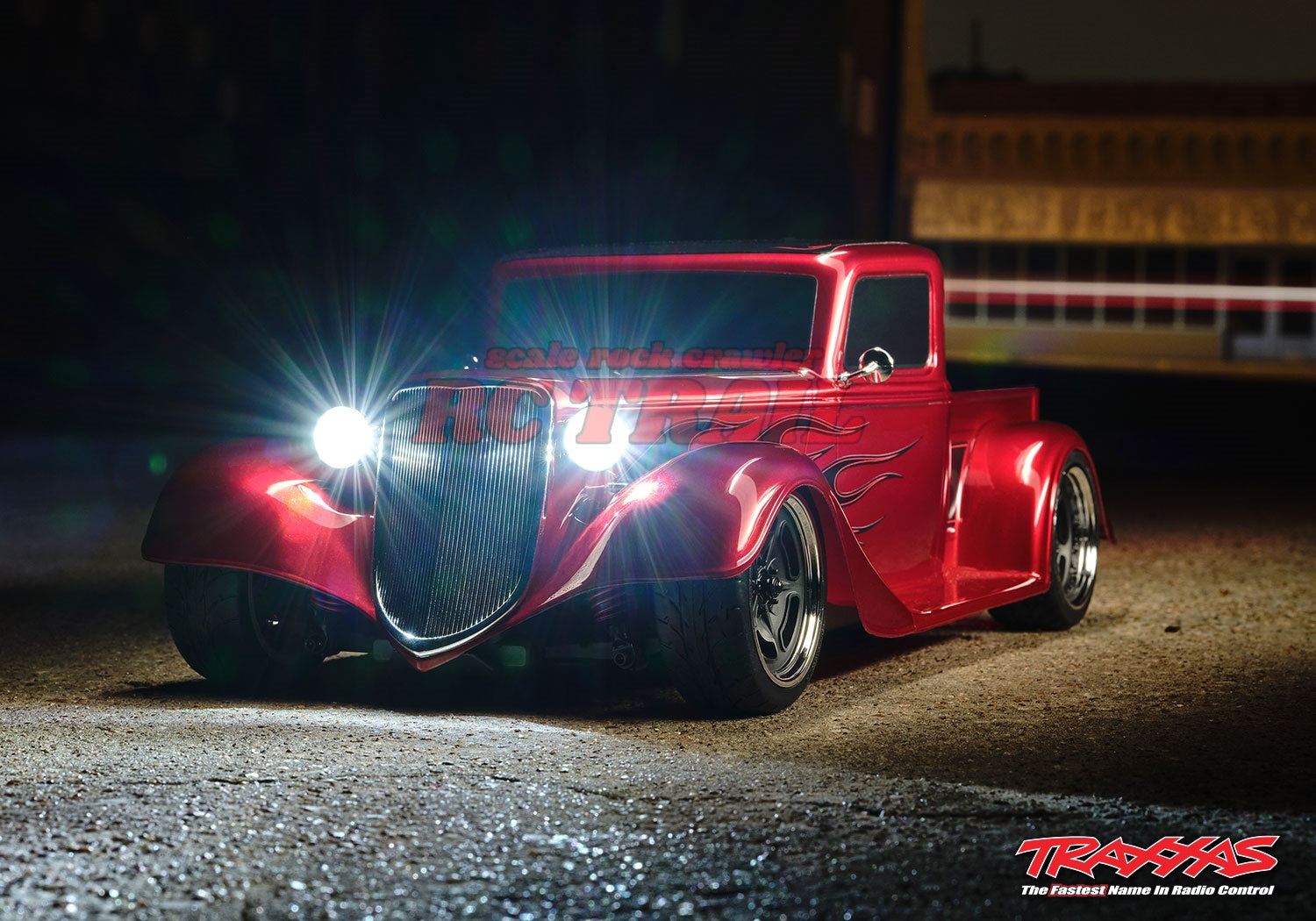 トラクサス 4-Tec 3.0 1/10 RTRツーリングカー(ファクトリーファイブ '35ホットロッド トラック(レッド) TQ 2.4GHzプロポ付き Traxxas 93034-4 - RCTRAIL