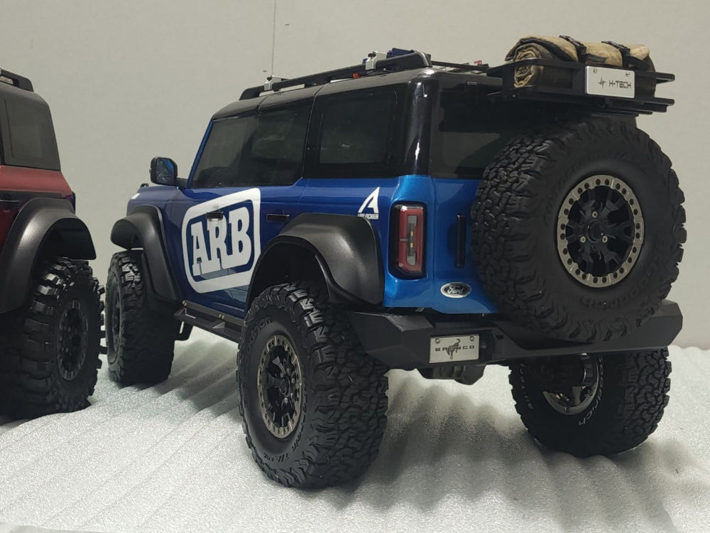H-TECH RC 1/10 アルミ メタル スケール ホイール (Traxxas TRX4 Bronco 2022 適合) (HTW2.1-04)