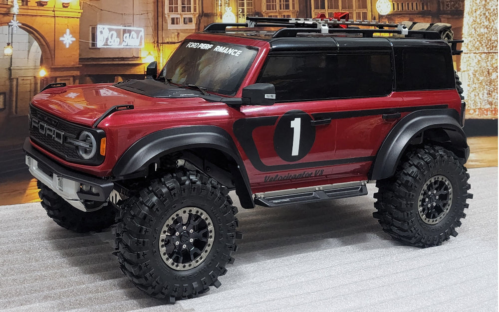 H-TECH RC 1/10 アルミ メタル スケール ホイール (Traxxas TRX4 Bronco 2022 適合) (HTW2.1-04)