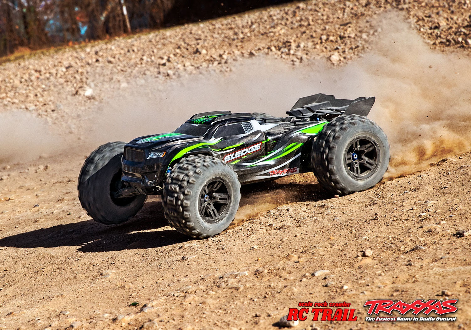 NEW! トラクサス Sledge RTR グリーン 6S 4WD ブラシレス 1/8 モンスタートラック VXL-6s TQi2.4GHzプロポ付き 95076-4 - RCTRAIL