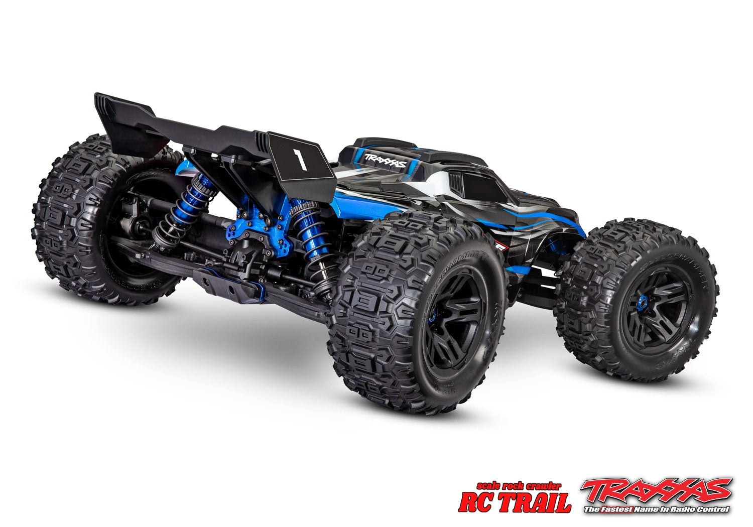 NEW! トラクサス Sledge RTR グリーン 6S 4WD (ブルー) ブラシレス 1/8 モンスタートラック VXL-6s TQi2.4GHzプロポ付き 95076-4 - RCTRAIL