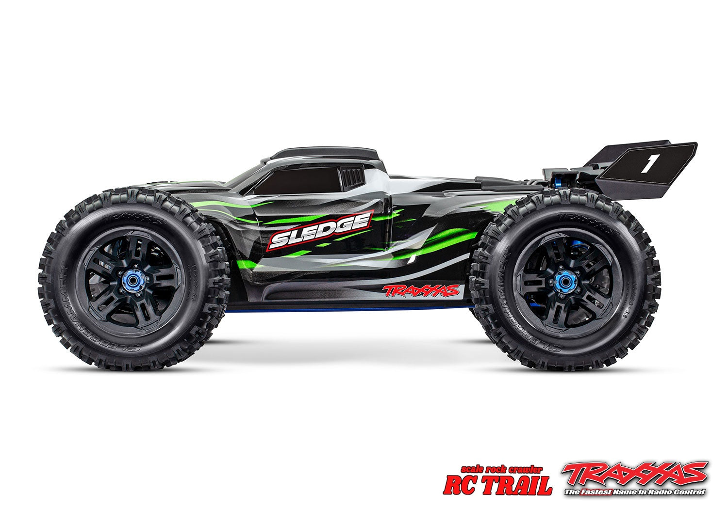 NEW! トラクサス Sledge RTR グリーン 6S 4WD ブラシレス 1/8 モンスタートラック VXL-6s TQi2.4GHzプロポ付き 95076-4 - RCTRAIL