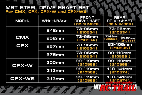 MST CFX DL1 4WDオフロードカー組み立てキット 532201 - RCTRAIL