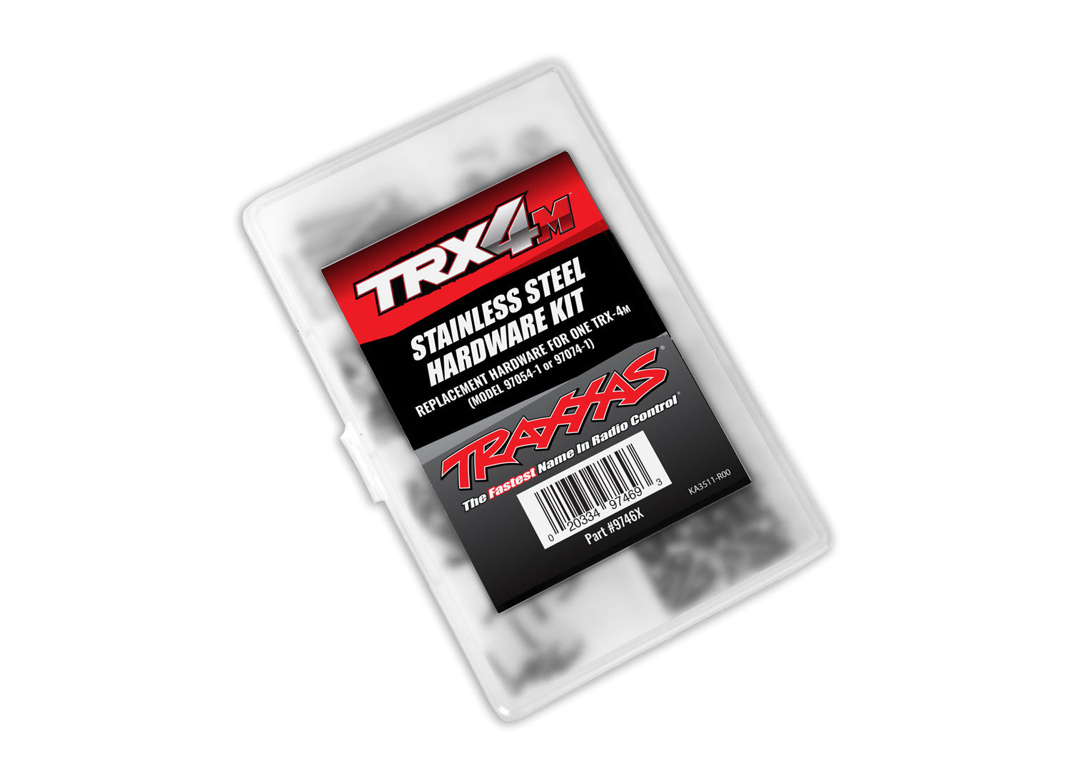 トラクサス　1/18　TRX4M　ステンレスビス、ナットセット　9746X
