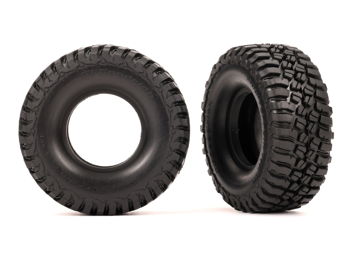 トラクサス　1/18 TRX4M タイヤ、BFGoodrich® Mud-Terrain™ T/A® KM3 2.2x1.0" (2本)　9771